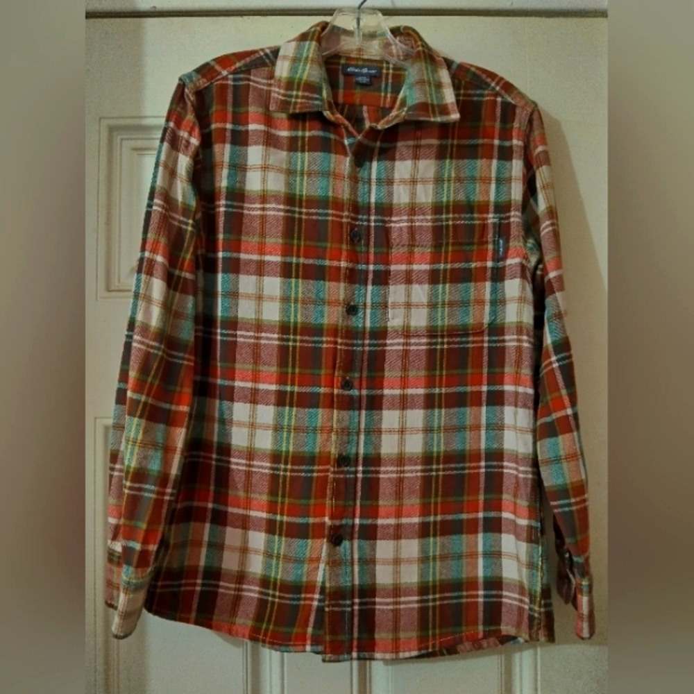 Eddie Bauer Multicolor Plaid Shirt